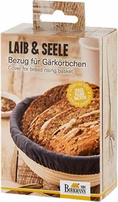 Produktbild von Bezug für Gärkörbchen rund, klein