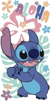 Produktbild von Lilo & Stitch Aloha Strandtuch 70x140 cm