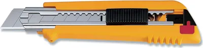 Produktbild von OLFA Cuttermesser PL-1 mit Selbstlader und Klingenmagazin inkl. 3 Klingen