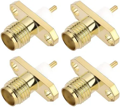 Obrázok produktu pre SMA konektory pre antény a rádiá, balenie po 4 ks, 12,7 × 2,6 × 4,2 mm, 50 ohmov