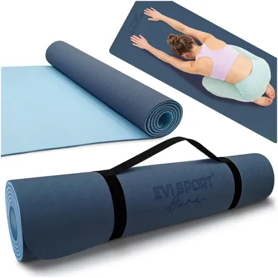 Zdjęcie produktu dla Mata Do Jogi Pilatesu Ćwiczeń Treningowa Piankowa Uchwyt Antypoślizgowa Tpe