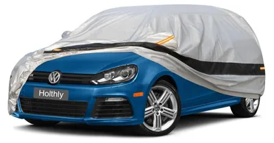 Produktbild von Autoabdeckung 10 Schichten Wasserdicht Atmungsaktiv für Peugeot 208 (2005-2023) Silber