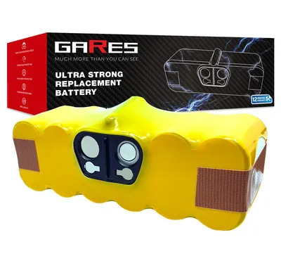 Obrázek produktu pro GARES Akumulátor Baterie pro iRobot Roomba 500 600 625 700 | 14,4V 3Ah | Zesílená série Vysoký výkon | Gares