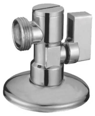 Obrázok produktu pre Guľový ventil rohový s filtrom, krytkou a spätnou klapkou, 1/2"x 3/4"