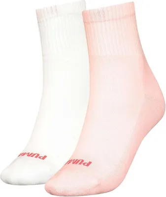 Image de Puma HEART LOGO SHORT CREW (2 PAIRES) F BLANC 39-42