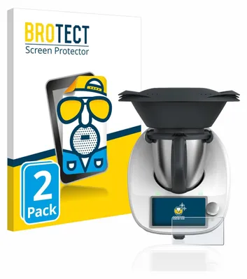 Produktbild von 2x BROTECT Schutzfolie für Vorwerk Thermomix TM6 Displayschutz Displayschutzfolie Folie Matt Entspiegelungsfolie