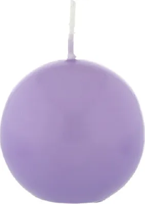 Produktbild von Kugelkerzen Veilchen, Ø 120 mm, 4 Stück, dt. Kerzen in RAL Kerzenqualität, Kein rußen und tropfen