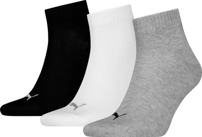 Image de 3 paires de chaussettes PUMA Uni Quarter