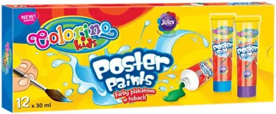 Immagine prodotto di Colori Per Poster In Tubetto 12 Col. 35 Ml. Colorino Kids Nuovo
