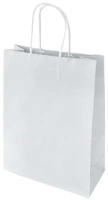 Obrázek produktu pro Allbag Prémiová bílá papírová taška 5 ks