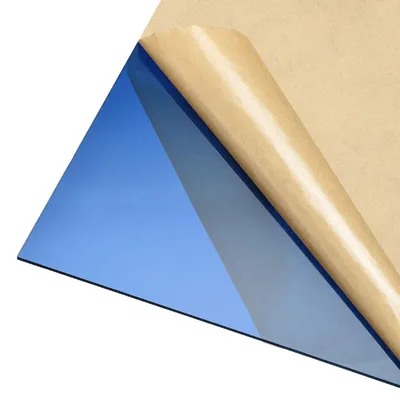 Acrylplatte 300x300x3 mm, blau transparent, 1 Stück