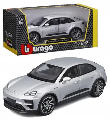 Immagine prodotto di Bburago 21114S Porsche Macan Turbo E 2024 argento 1:24
