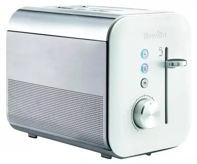 Produktbild von Breville VTT676X Toaster, Edelstahlgehäuse, Stoppfunktion, Auftaufunktion, Brötchenrost