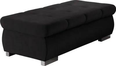 Produktbild von MIRJAN24 Polsterhocker Orkan Groß, Moderne Sitzhocker vom Hersteller, Holzkonstruktion, 120x60x39 cm (Farbe: Piano 17)