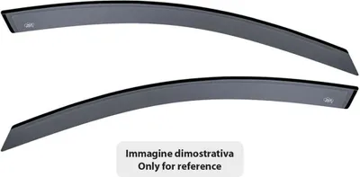 Immagine prodotto di Deflettori anteriori ad incastro DGA lunghi per Fiat Doblo 08/22