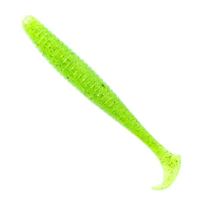 Produktbild von Noike Smokin Swimmer 3' 7,6cm - 9 Gummifische, Noike Farbe:Chartreuse UV