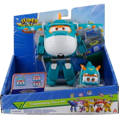 Image de Super Wings - Tino avec kit de jeu Pet