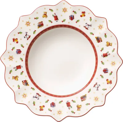 Obrázok produktu pre Villeroy & Boch Toy's Delight, Polievkový tanier, Ďalší, Porcelán, Viacfarebný, 26 cm, 760 g