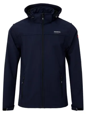 Produktbild von Softshell-Outdoorjacke für Herren – Dunkelblau – Größe XXL