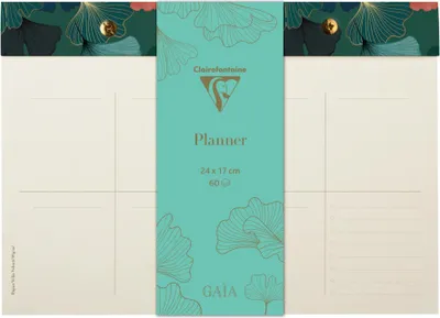 Produktbild von Clairefontaine 4x Planner Block 24x17cm 60 bedruckte abtrennbare Blätter 116244C