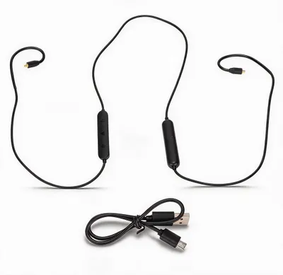 Immagine prodotto di Cavo cuffie wireless MMCX, blu, con microfono e controller