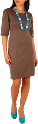 Produktbild von Damen Minikleid Elegant; Cappucino S/M