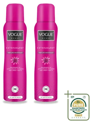 Obrázek produktu pro 2 kusy o deodorantu Vogue pro ženy – 150 ml – balení