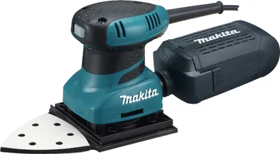 Zdjęcie produktu dla Makita BO4565K, Szlifierka orbitalna, Rzep, Czarny, Turkusowy, 14000 OPM, 1,5 mm, 0,75 mm