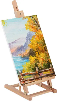 Produktbild von Famanu Tisch-Easel aus Buchenholz - Höhenverstellbar für A3-Formate
