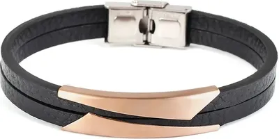 Produktbild von DO-28662 Herrenarmband in Roségold – Stilvoll & Elegant KP28662