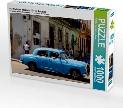 Produktbild von Calvendo Der Oldtimer Mercedes 180 in Havanna 1000 Teile Puzzle quer 640x480mm, von Löwis of Menar Henning; 7350599