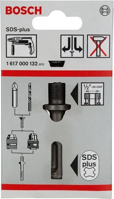 Produktbild von SDS plus-Aufnahmeschaft für Bohrfutter, 1/2-Zoll 20 UNF