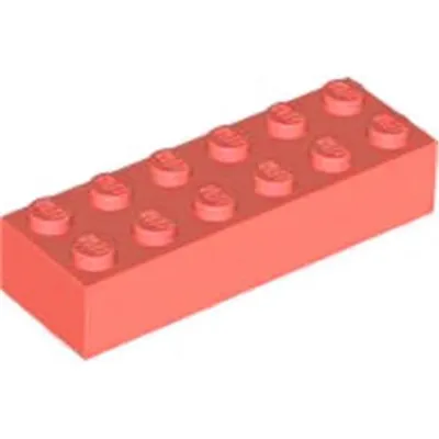 Produktbild von Lego® 2x6 Stein 2456 - 1 Stück Coral