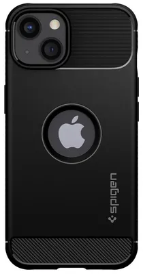Obrázek produktu pro Matné pouzdro Spigen iPhone 13 Rugged Armor - černé