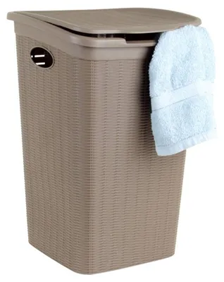 Image de Panier à linge Beige (50 L) (36,5 x 54,5 x 38 cm)