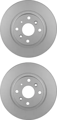 Produktbild von 2 Bremsscheiben voll Ø 55 mm 9,5 mm HELLA passend für u.a. MAZDA MX-5