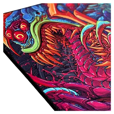 Produktbild von Gaming Mauspad Hyperbeast - 450 mm x 400 mm x 3 mm - Vernähte Kanten, rutschfest