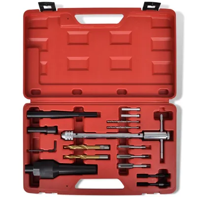 Image de vidaXL Kit de dépose des bougies de préchauffage et de réparation du filetage pour Audi Seat VW Mercedes Opel