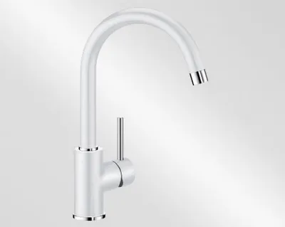 Obrázok produktu pre BLANCO 519418, Biela, Páková rukoväť, Samostarný, 360°, 32,7 cm, 3,5 cm