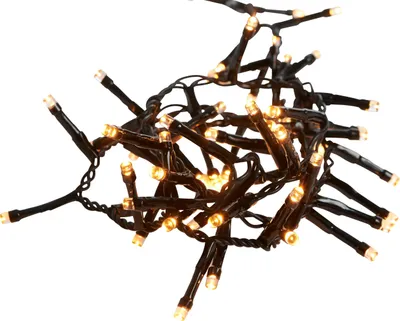 Produktbild von EGLO Lichterkette außen Golden Warm White, Weihnachtsbeleuchtung Garten, LED Kette, Kunststoff in schwarz, Kunststoff in amber IP44, 1600 cm