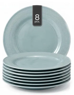 Produktbild von Speiseteller - Hellblau - Porzellan - Ø 28 cm - 8er Set
