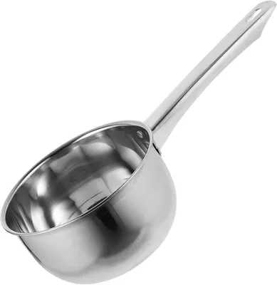 Produktbild von Praktische Wasserschöpfkelle aus Edelstahl in Silber für die Küche, verdickte Ausführung mit ergonomischer Form