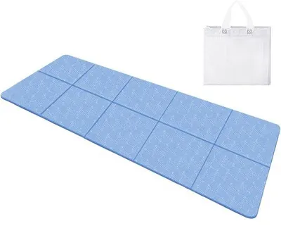 Zdjęcie produktu dla Składana mata do jogi do podróży - lekka, antypoślizgowa mata fitness