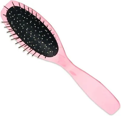 Imagen del producto de Cepillo para rizos y cabello largo, apto para uso en cabello húmedo y seco, herramienta de peinado