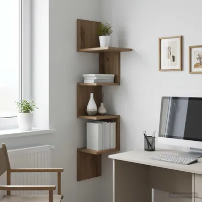 Immagine prodotto di Maison Exclusive - Scaffale a parete, supporto da parete, legno di quercia artigianale, 32 x 21 x 107 cm
