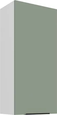 Produktbild von Hoher Küchenoberschrank LUNARA – Breite 50 cm, grün/weiß