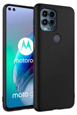 Obrázok produktu pre Silikónové puzdro pre Motorola Moto G100 Protective Cover Matt Black Backcover Puzdro na mobilný telefón
