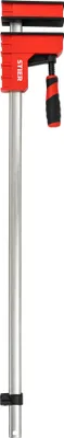 Produktbild von STIER Korpuszwinge, 800 mm Spannweite, 95 mm Ausladung, 6000 N Spannkraft, aus duktilem Gusseisen, Spannwerk
