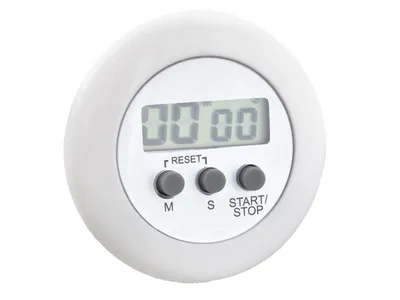 Obrázok produktu pre Kuchynský časovač s magnetickým LCD displejom Stojan nastaviteľný 3 tlačidlá Jednoduché praktické 1692