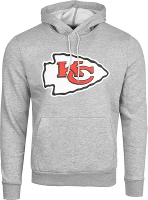 Obrázok produktu pre New Era Fleece Hoody - NFL Kansas City Chiefs grau - L